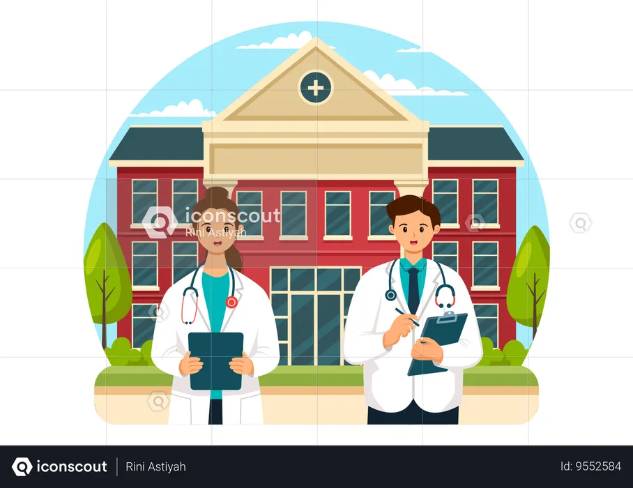 Medical School  Illustration