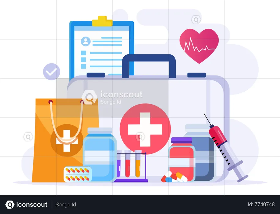 Medical Service  Illustration