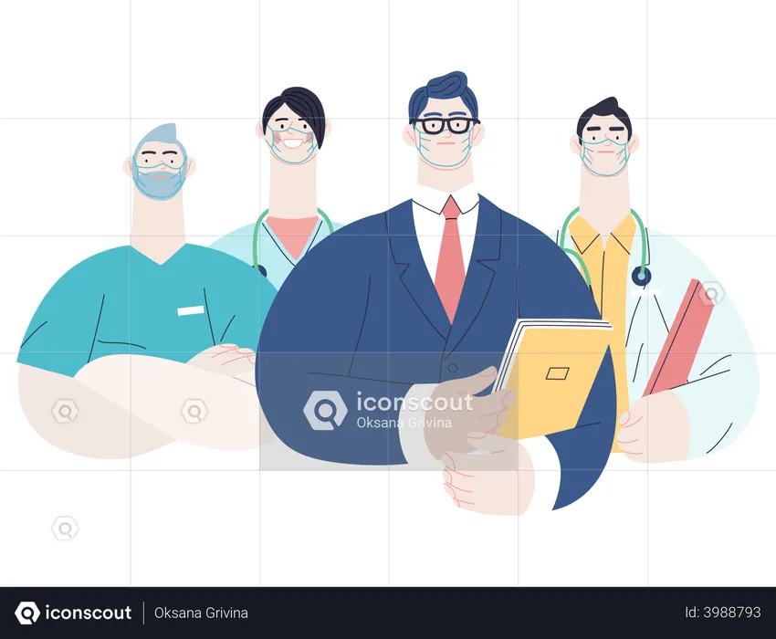 Medical staff  Illustration