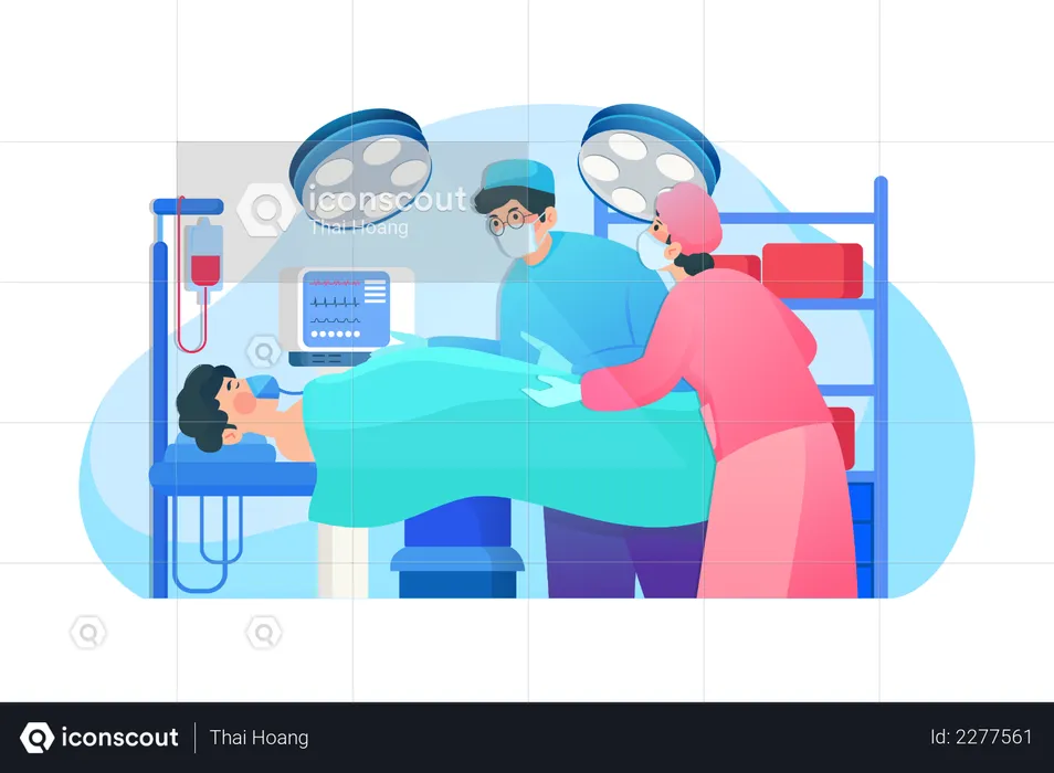 Medical Surgery  Illustration