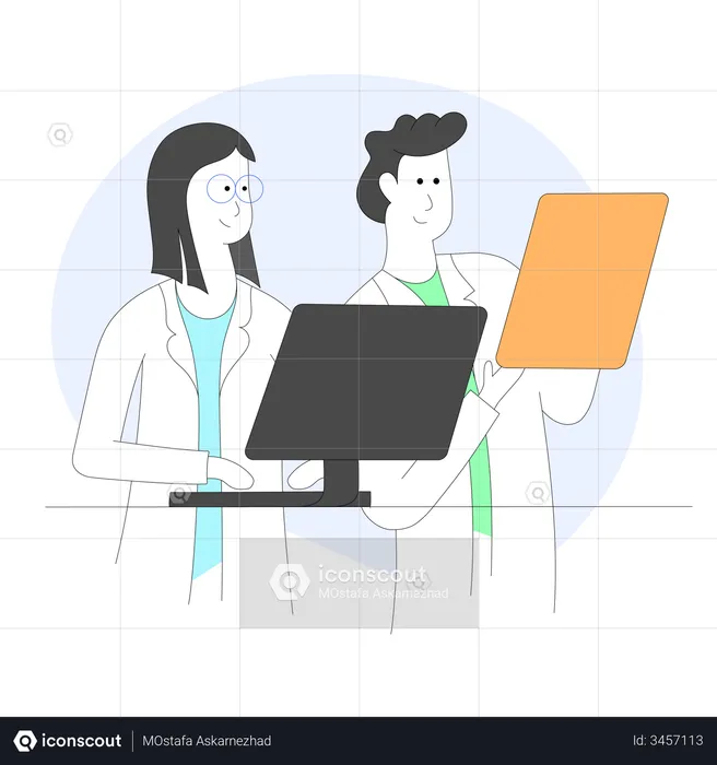 Medical Team  Illustration