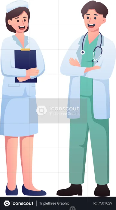 Medical team  Illustration