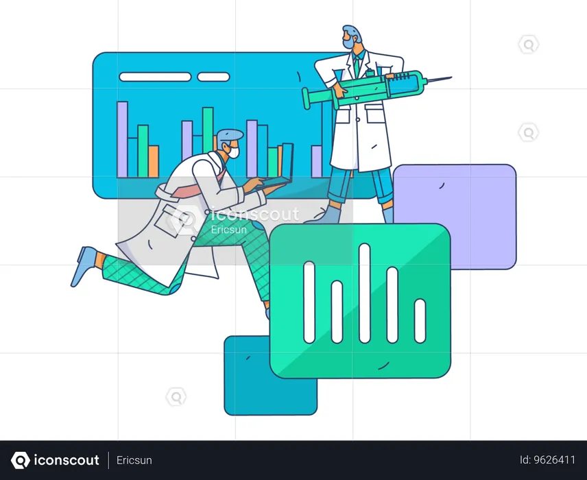 Medical testing  Illustration