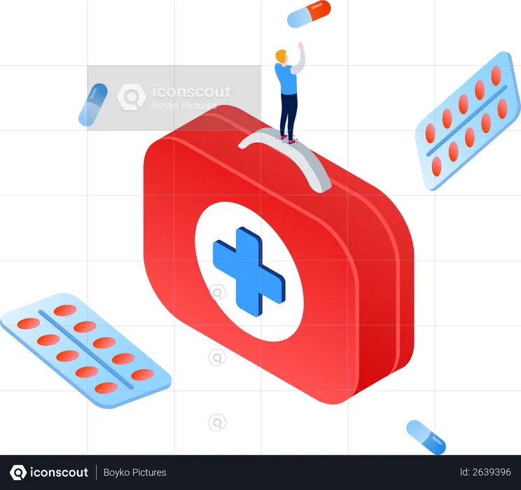 Medicine and healthcare  Illustration