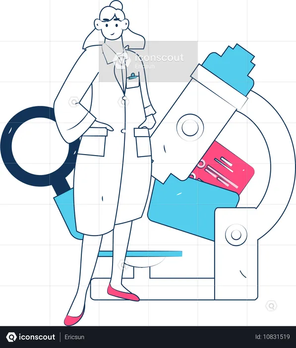 Médico realiza cirurgia  Ilustração