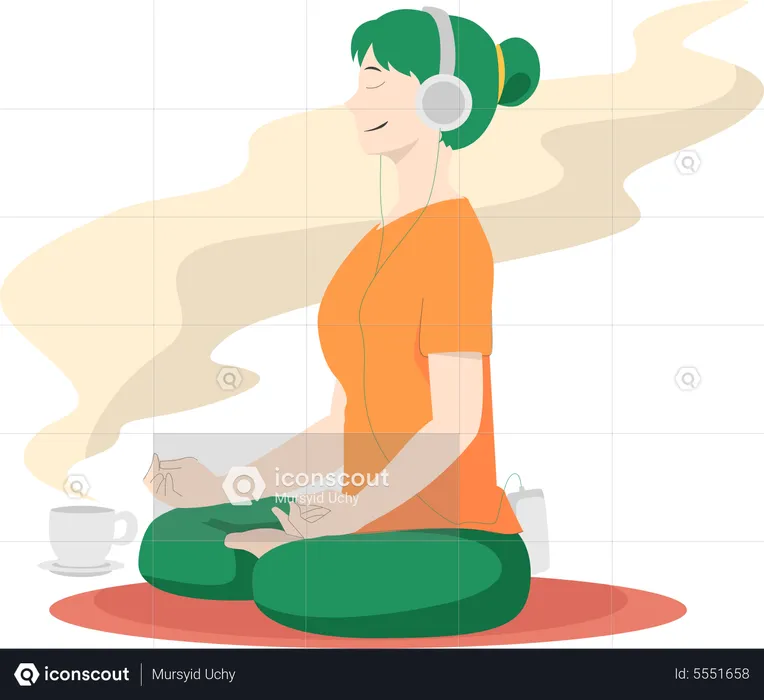 Meditación de fin de semana  Ilustración