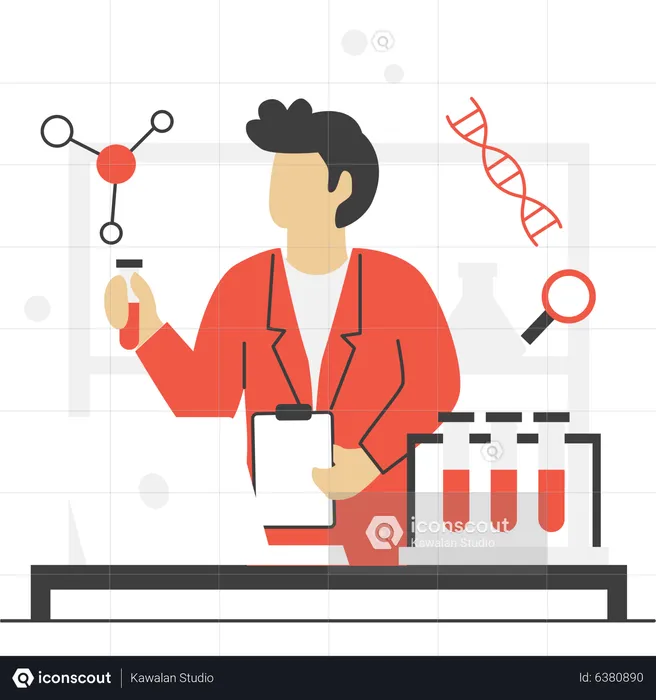 Medizinische Forschung  Illustration