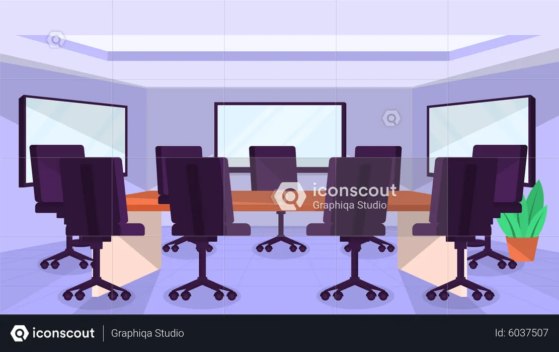 Meeting Room  Illustration