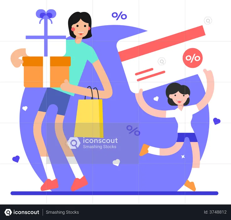 Mega Sale  Illustration