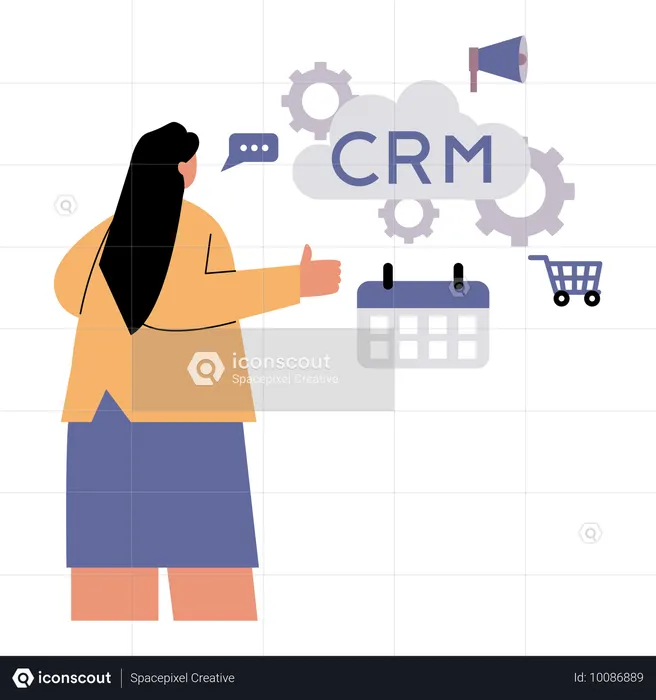 Mejorar la relación con el cliente  Ilustración