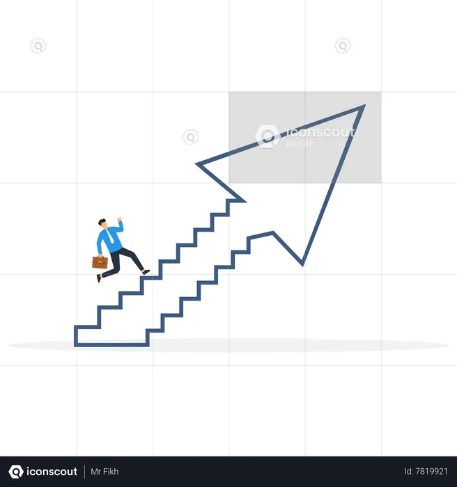 Melhoria ou crescimento na carreira  Ilustração