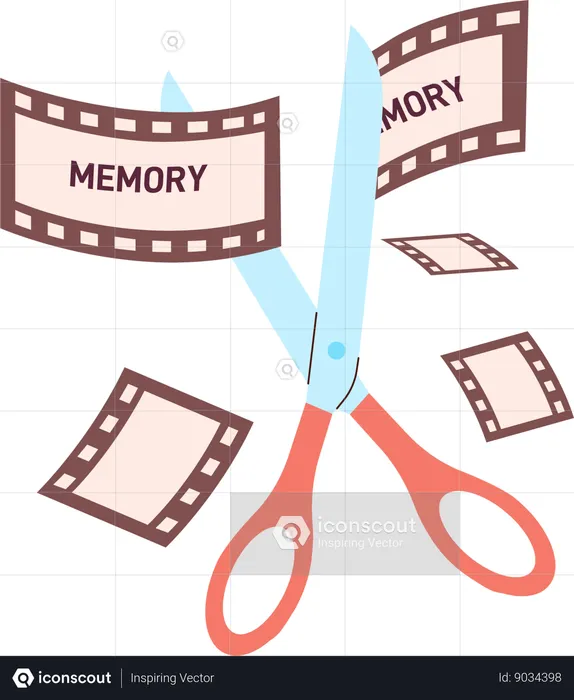 Memory loss stripes  Illustration