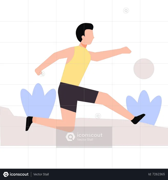 Menino jogando futebol  Ilustração