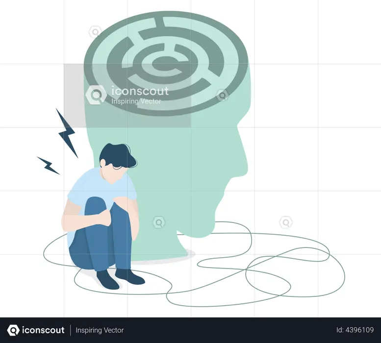 Mental health  Illustration