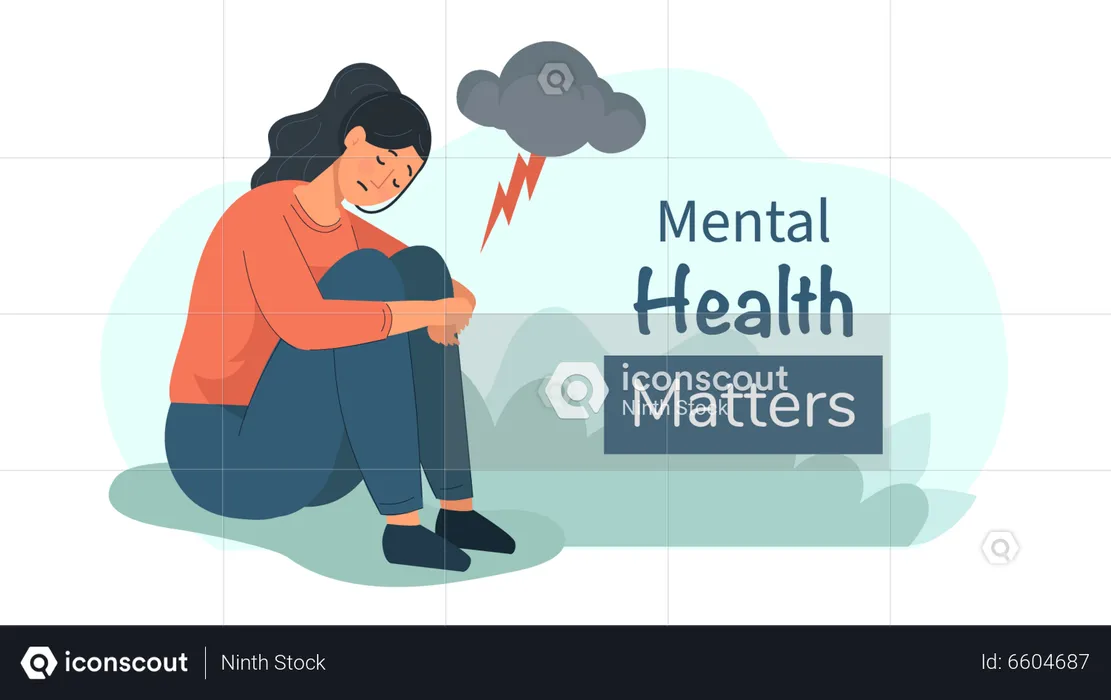 Mental Health  Illustration