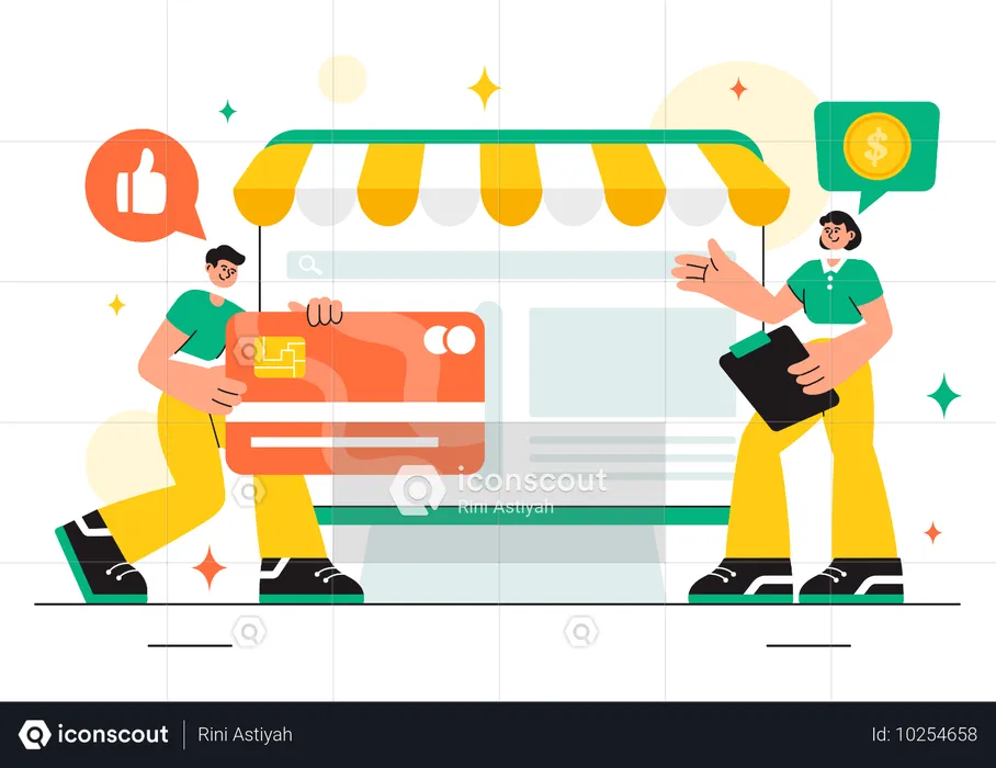 Merchant Services  Illustration