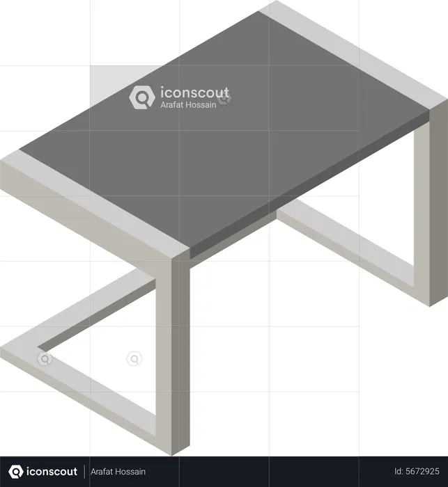 Mesa de escritório  Ilustração