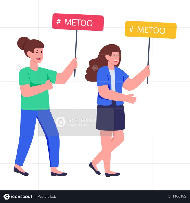 Metoo Campaign  Illustration