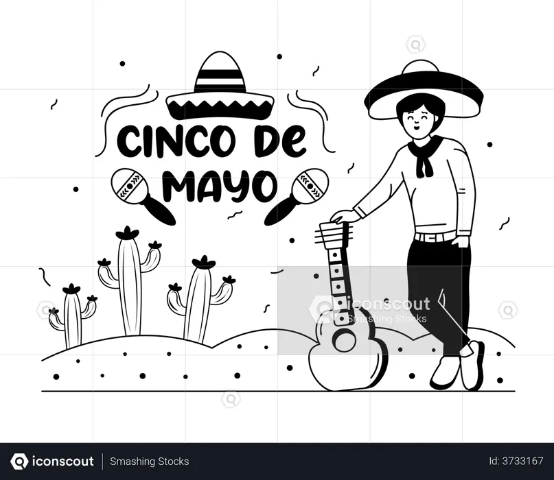 Mexican event  Illustration