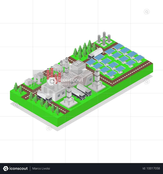 Micro-réseau à hydrogène  Illustration