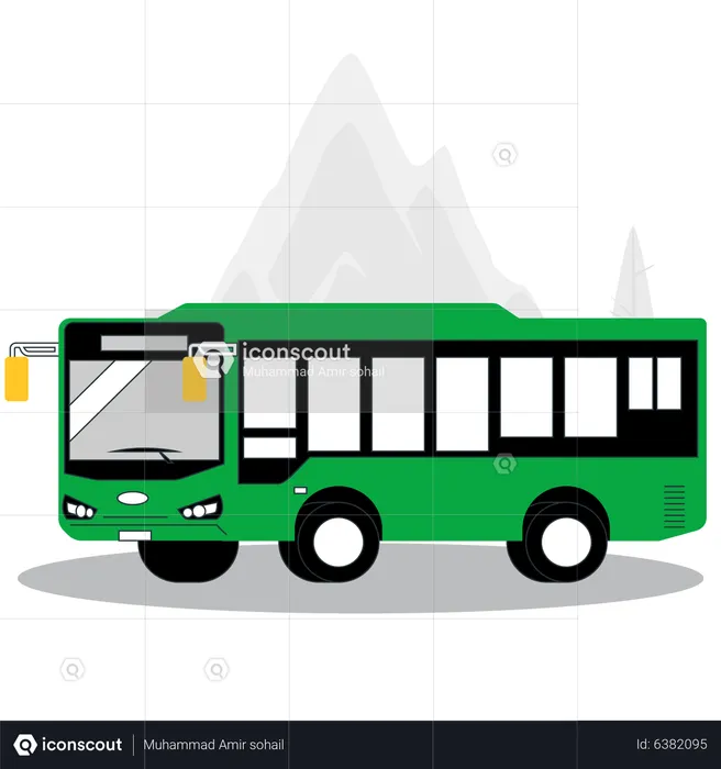 Mini onibus  Ilustração