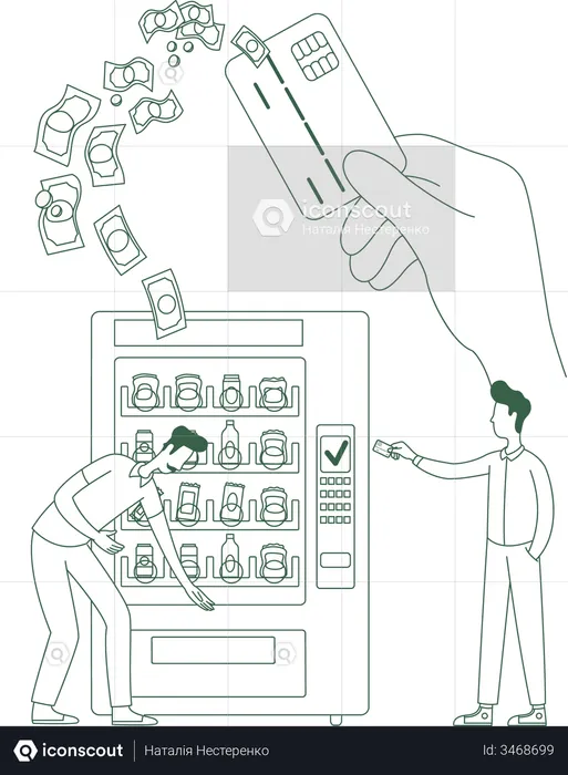 Micropaiement sans numéraire  Illustration