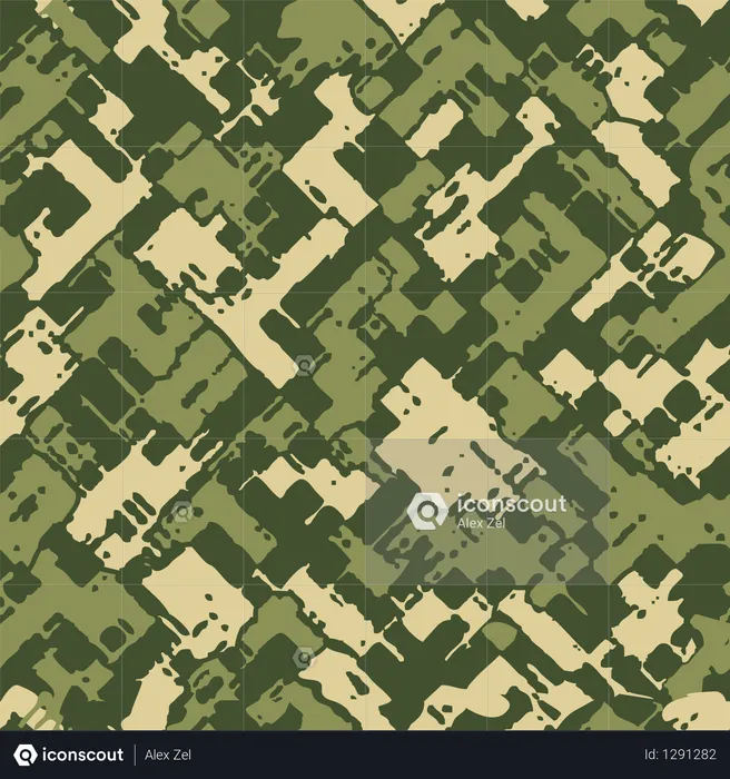 Military Camouflage Texture  Illustration