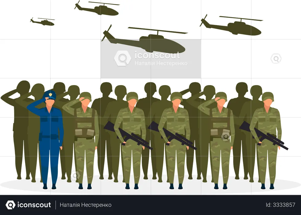 Military regime  Illustration