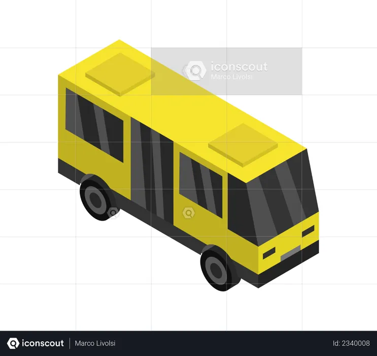 Mini Bus  Illustration