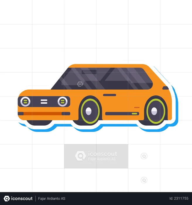 Mini car  Illustration