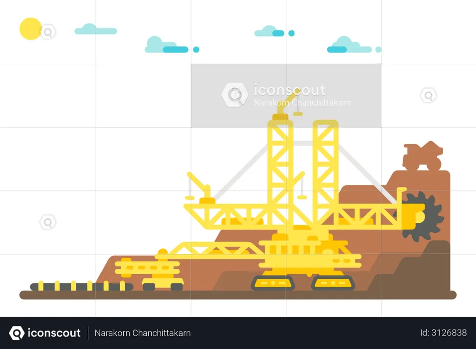 Mining  Illustration