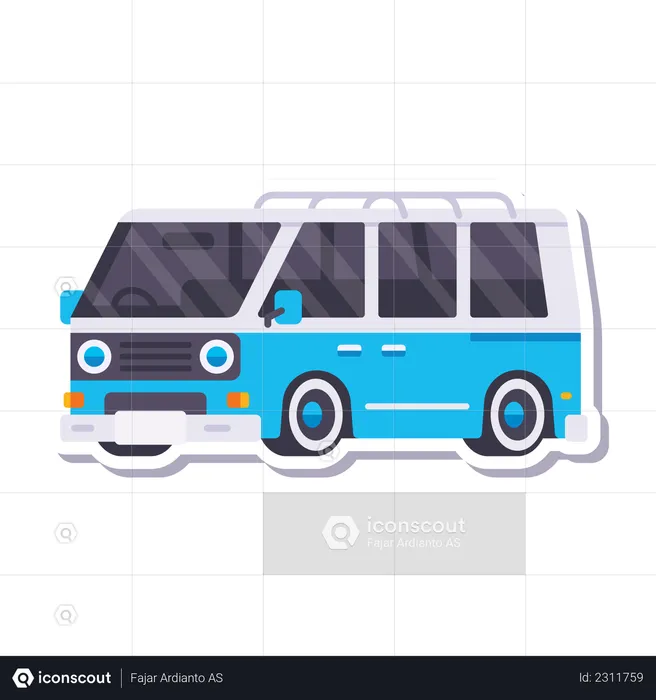 Minivan  Ilustração