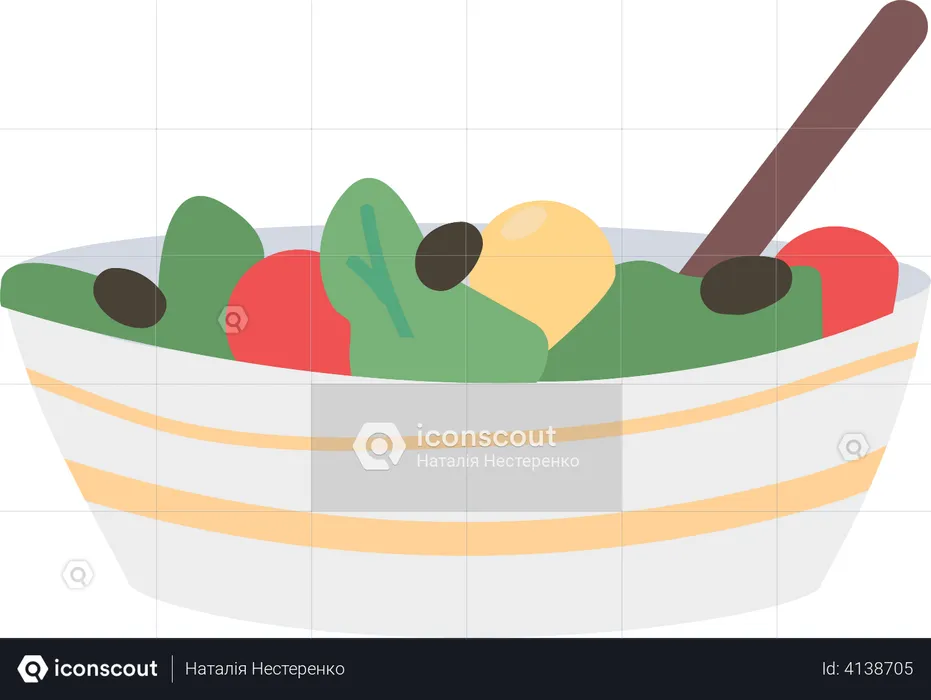 Mixed vegetables  Illustration