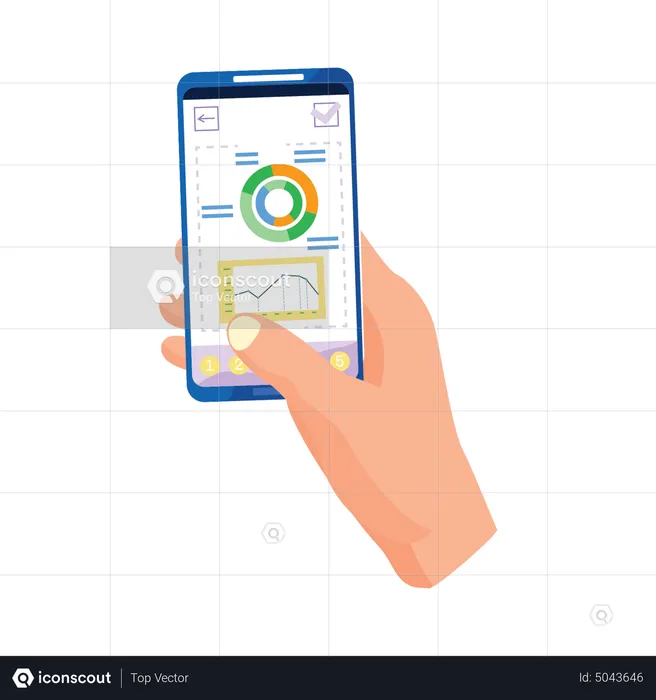 Mobile Analysis App  Illustration