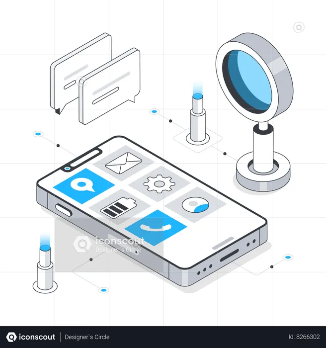 Mobile App Testing  Illustration