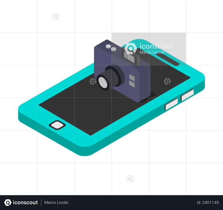 Mobile Camera  Illustration