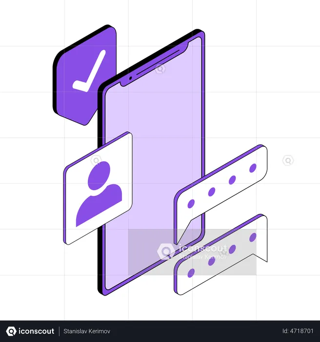 Mobile communication  Illustration