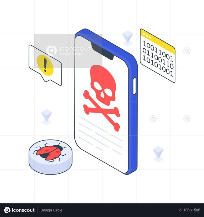 Mobile Hacking  Illustration