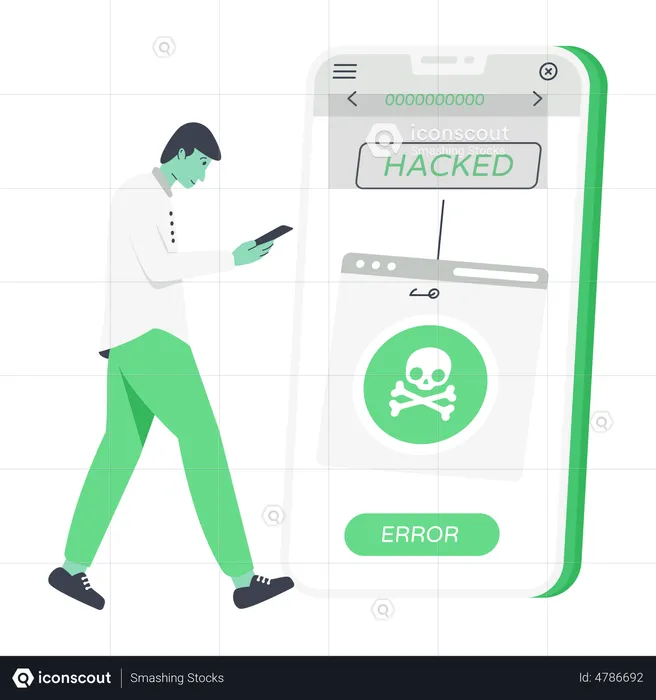 Mobile Hacking  Illustration