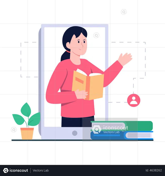 Mobile Learning  Illustration