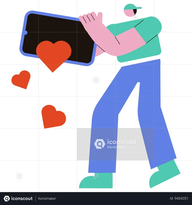 Mobile Love  Illustration