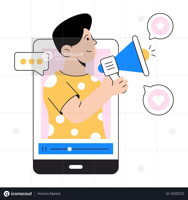 Mobile Marketing  Illustration