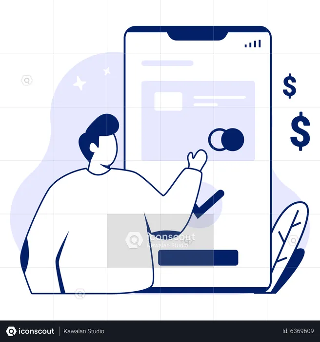 Mobile Payment  Illustration