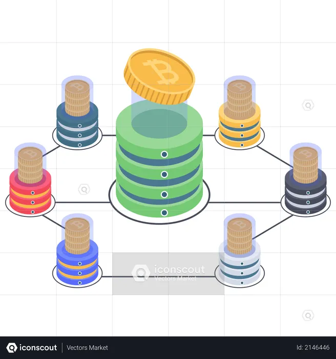 Modèle Bitcoin  Illustration