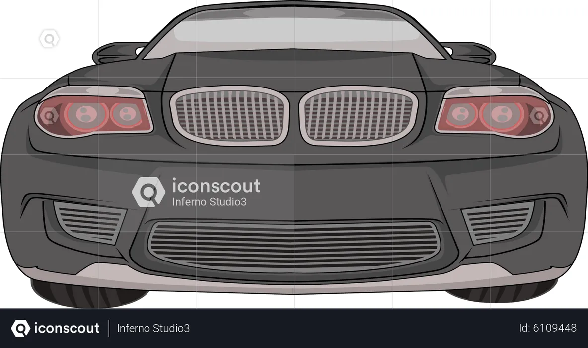 Modern Sport Car  Illustration