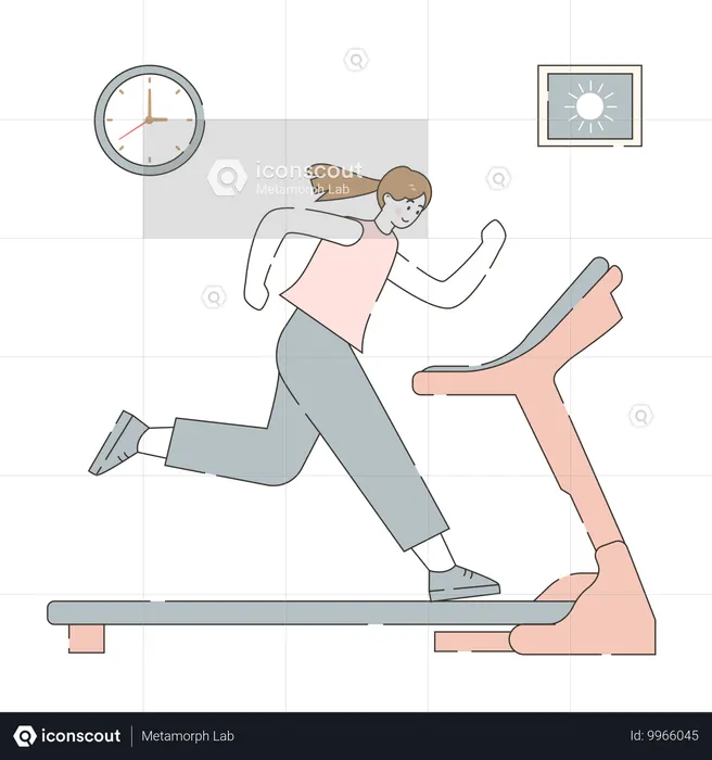 Moms and Fitness Tech  Illustration