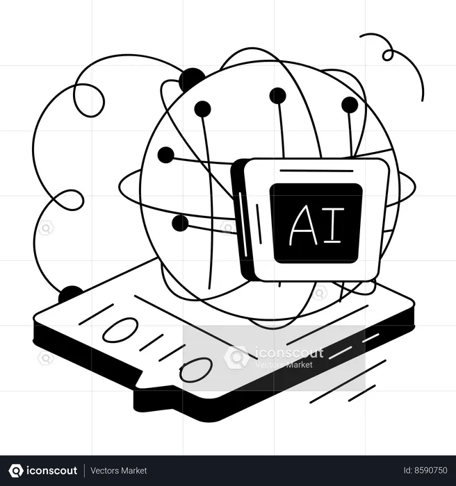 Monde artificiel  Illustration