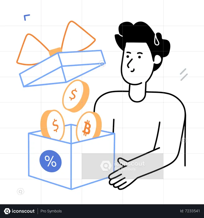 Money Discount  Illustration