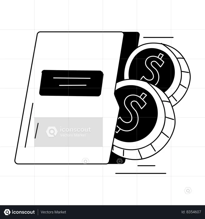 Money file  Illustration