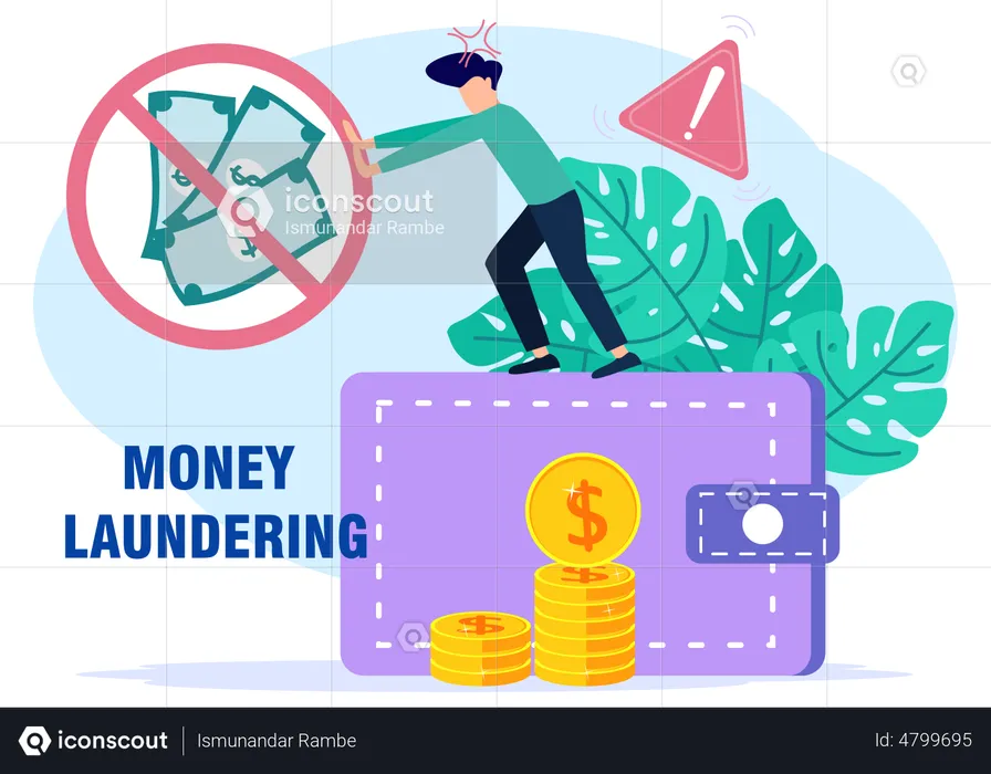 Money Fraud  Illustration